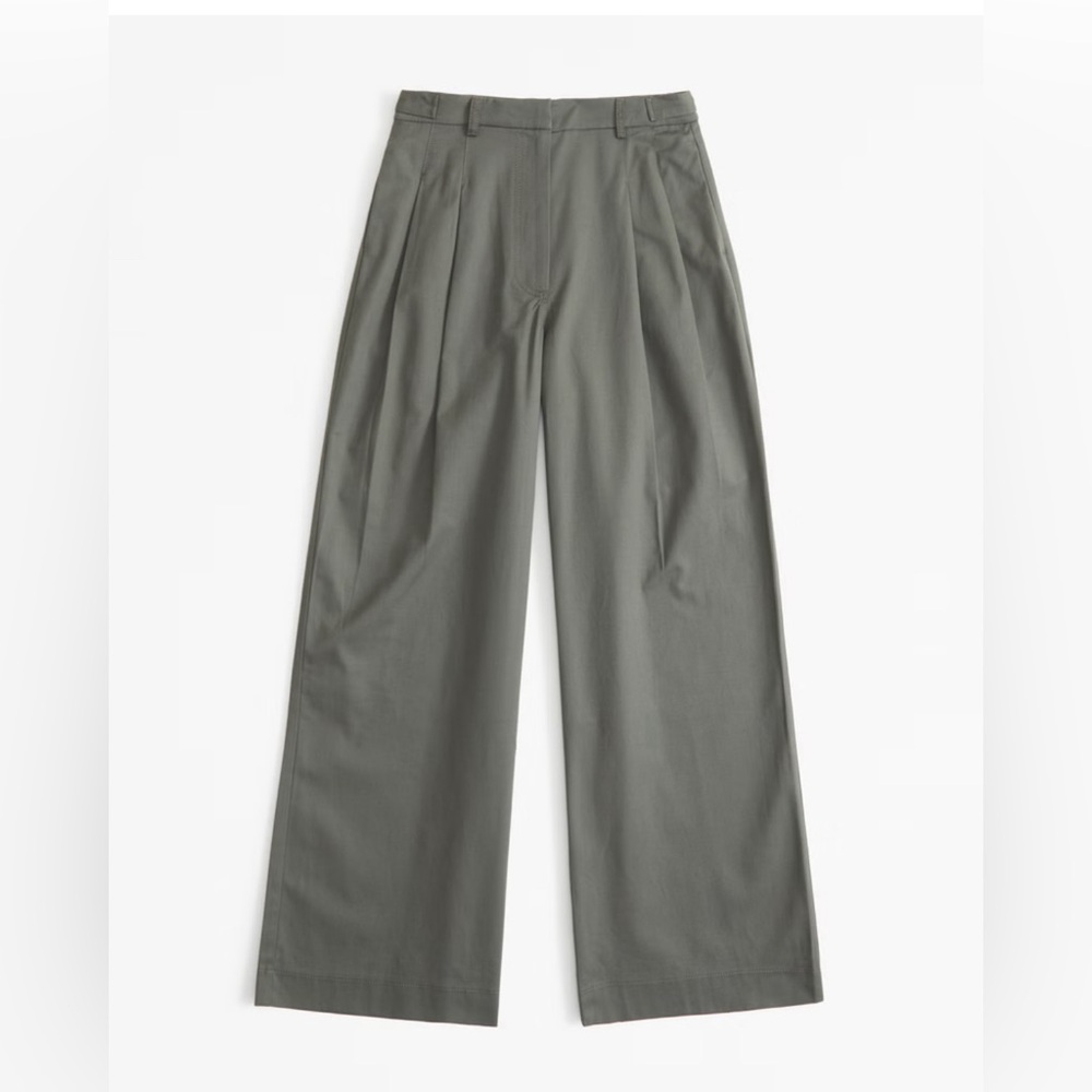 Utility Tailored Wide Leg Pant Grey Small